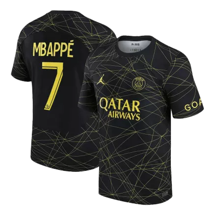 Men's Replica MBAPPÉ #7 PSG Fourth Away Soccer Jersey Shirt 2022/23 - BuyJerseyshop